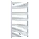 Heka Sierradiator Wit 1185X450 Midden/Onder Aansluiting Aqua Splash