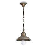 Moretti Luce Landelijke hanglamp Little Mill M - verouderd messing 3353.T.AR