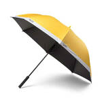 4x Paraplu Automatische paraplu oranje&geel Opvouwbare paraplu Houten handvat 89cm*98cm