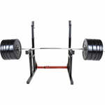 Gorilla Sports Haltersteunen met 35 kg halterset - Squat Rek - Halter met Gewichten - Verstelbaar