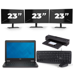 Lenovo ThinkPad T460s - Intel Core i5-6e Generatie - 14 inch - 8GB RAM - 240GB SSD - Windows 11 + 1x 24 inch Monitor